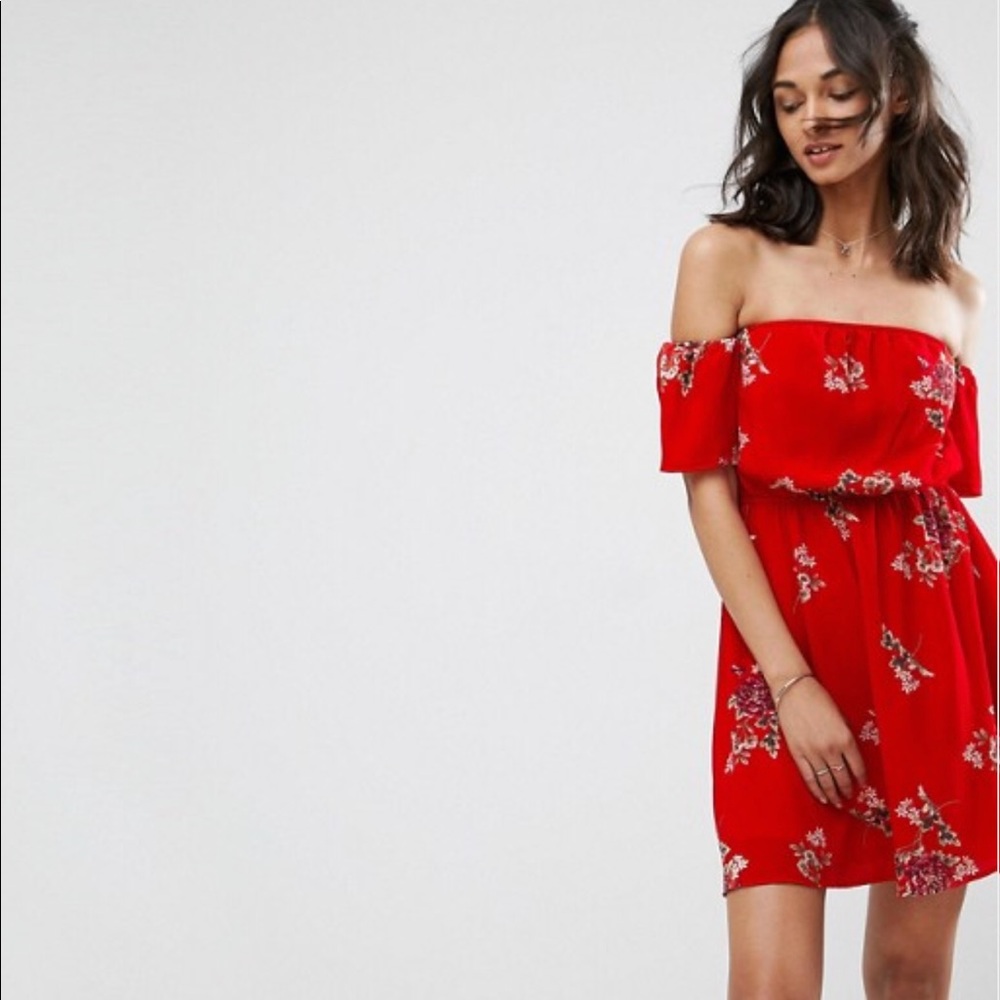 Off the shoulder dress